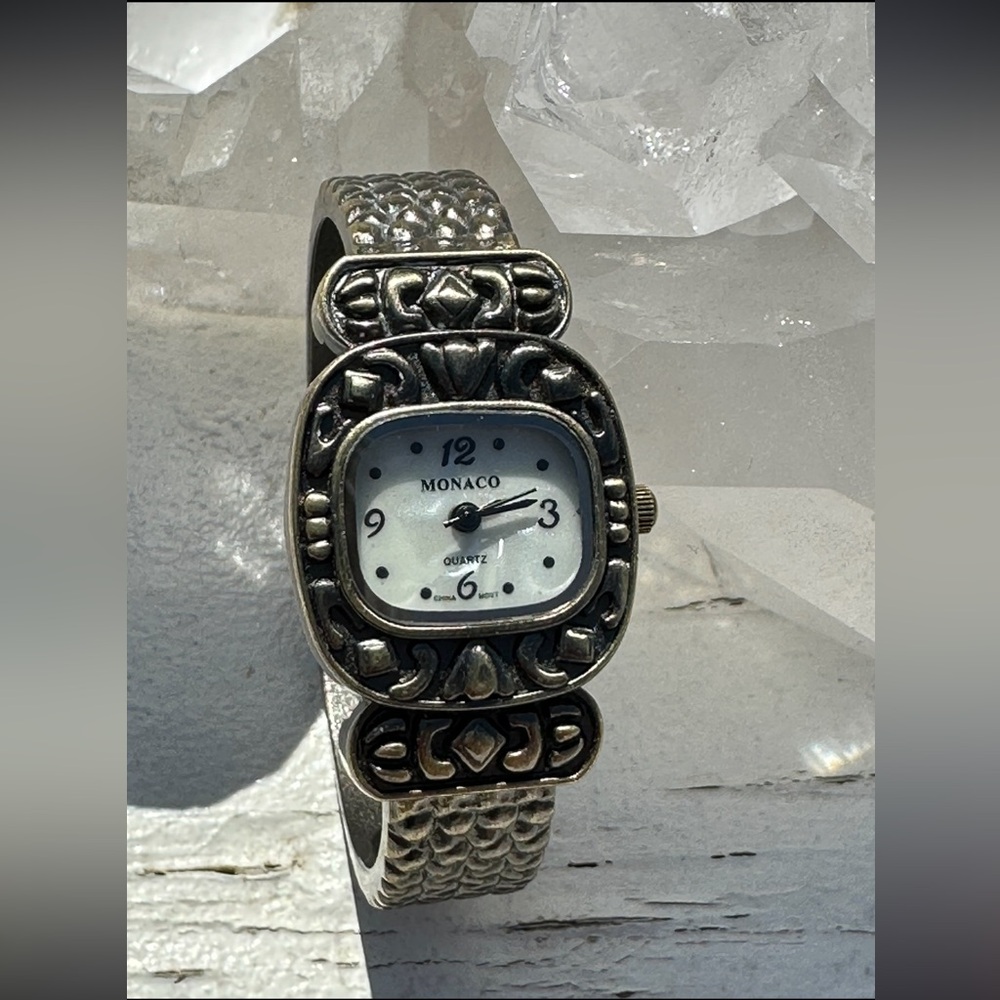 Ladies Monaco Quartz Watch Never Worn, See Pics, Needs Battery